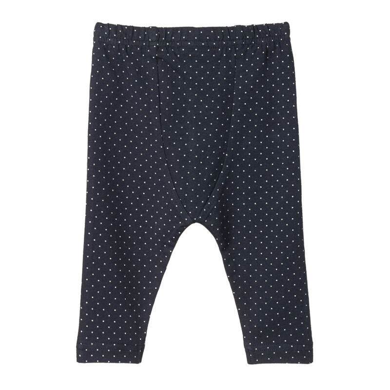 Nature Baby Leggings Navy Mini Polka image number 1